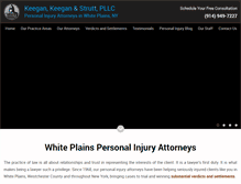 Tablet Screenshot of keegan-law.com